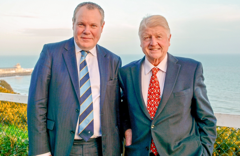 Conor pictured with Stanley Johnson at the Sixty-Six Club event. 