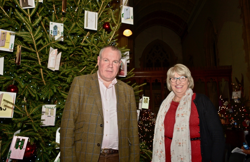 Conor at the Brendoncare Christmas Concert.