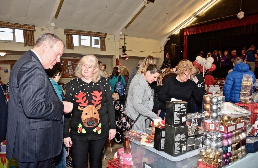 Conor at Kinson Community Fair.