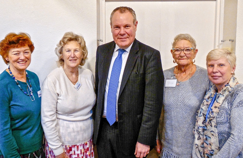 Conor at the Westbourne Branch of the Alzheimer’s Society.