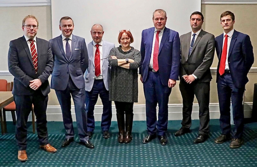 Conor at the All Party Parliamentary Group for Snooker.