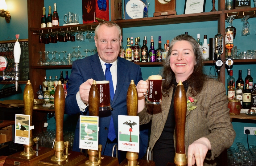 Conor at Southbourne Ales