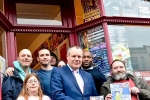 Conor at The Big Issue office in Bournemouth.