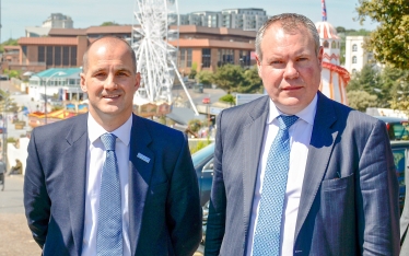 Conor pictured with Minister for the Northern Powerhouse & Local Growth, Jake Berry MP. 