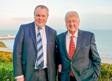 Conor pictured with Stanley Johnson at the Sixty-Six Club event. 