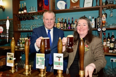 Conor at Southbourne Ales